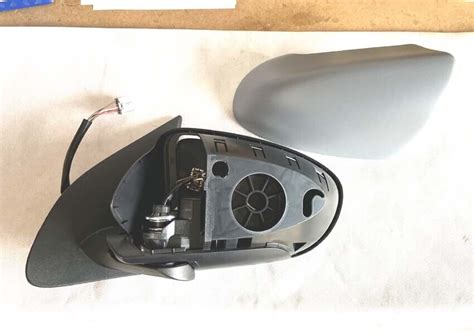 WING DOOR MIRROR HEATED ELECTRIC GREY PRIME L H N S FOR NISSAN