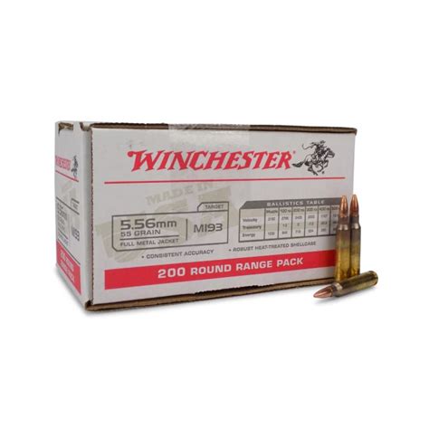 Winchester Lake City 5 56 55GR FMJ M193 200rds Ammunition Depot