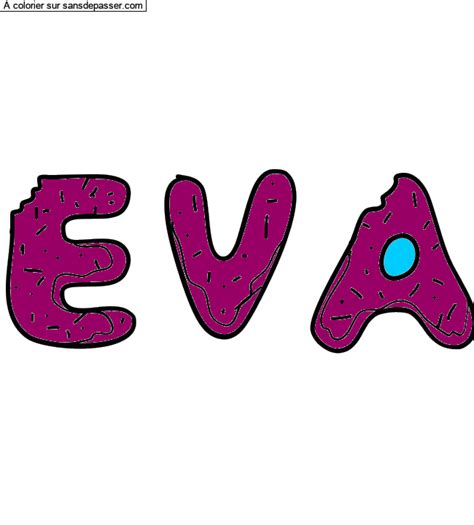 Dessin Colori Coloriage Personnalis Par Eva Sans D Passer