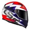 Capacete Ls Classic Tank Vermelho Azul Loja Helmet