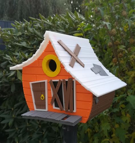 3D Print Tooned Birdhouse The Shack Made With Ender 3 V2Cults