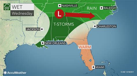 Soaking Rain Locally Severe Storms To Target Southern US Through