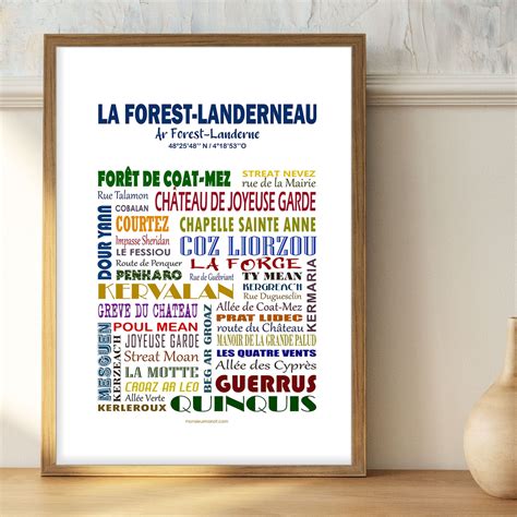 Affiche La Forest Landerneau Les Quartiers Toutes Les Affiches