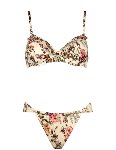 Watercult Secret Garden Rushed Wire Bikini