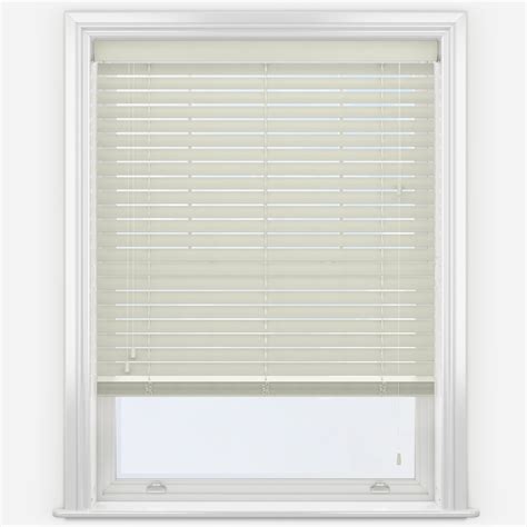 Plass Classic Cream Faux Wood Venetian Blind