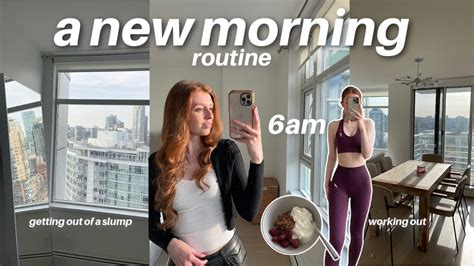 GETTING OUT OF MORNING SLUMPS Creating My New Morning Routine YouTube