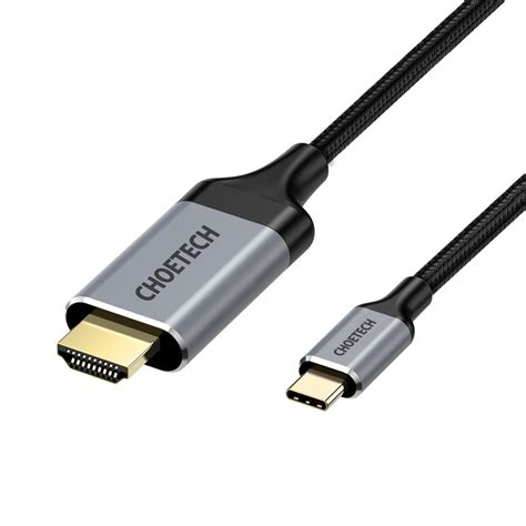 Ch0021 Bk Choetech Usb C To Hdmi Cable 4k60hz 65ft 2m Choetech