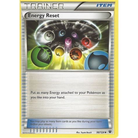 Pokemon Trading Card Game 98 124 Energy Reset Uncommon XY 10 Fates