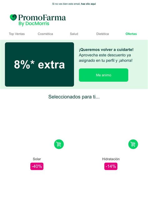 Promofarma Lider En El Sector De La Parafarmacia Online Este