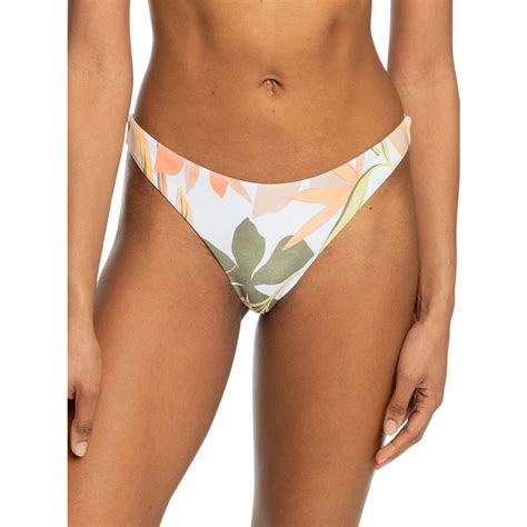 Roxy Pt Beach Classics Cheeky Bikini Bottom White Dressinn