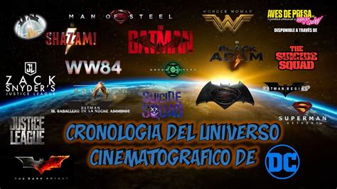 Cronologia Del Universo Cinematografico De Dc Youtube