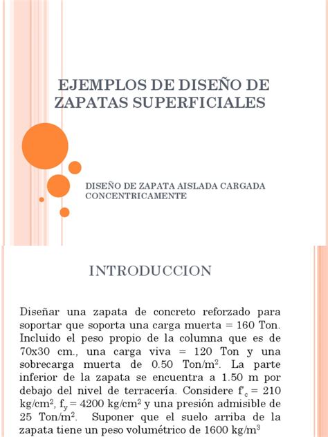 Pdf Ejemplo De Diseno De Zapatas Aisladas Dokumen Tips