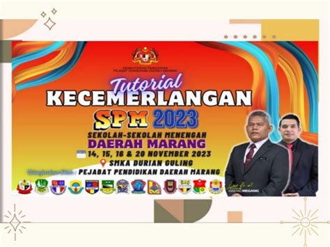 Program Tutorial Kecemerlangan Spm Sekolah Sekolah Menengah Daerah