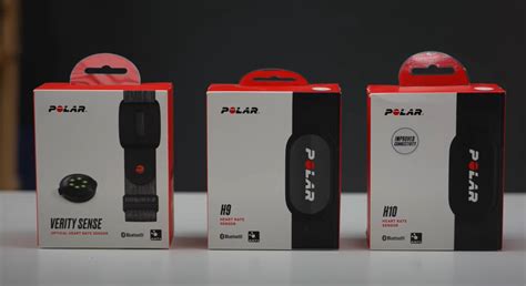 Polar H10 vs H9 vs Verity Sense Les différents moniteurs cardiaques