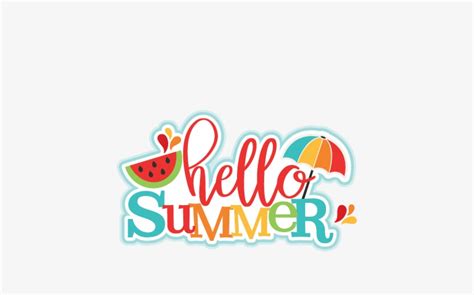 Download Hello Summer Png - Hello Summer Clip Art Free | Transparent PNG Download | SeekPNG