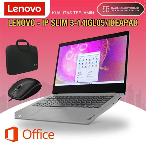 Jual Lenovo Ip Slim 3 14igl05 Ideapad Slim 3 Intel Celeron N4020 Shopee Indonesia