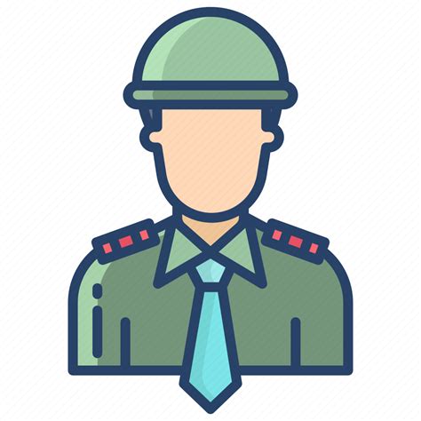 Army Officer Icon Download On Iconfinder On Iconfinder