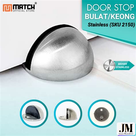 Jual Door Stopper Bulat Stainless Door Stop Penahan Pintu Model Keong