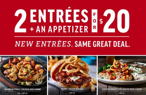 Applebee’s: 2 for $20 Menu = New Items Added!