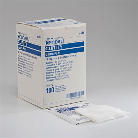 Buy Kendall Curity 12 Ply Sterile Gauze Pad 4x4 Case Of 12 Online