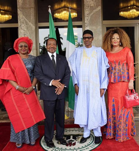 Photos: Paul Biya, wife arrive Nigeria - The Nation Nigeria
