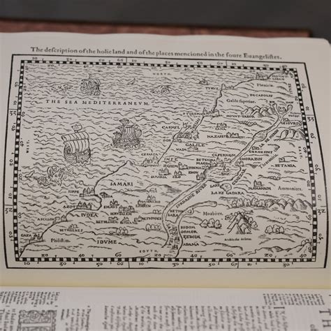 Geneva Bible 1560 Facsimile Yuma Cherrywood Distressed Leather