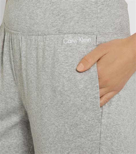 Calvin Klein Grey Logo Sweatpants Harrods Uk