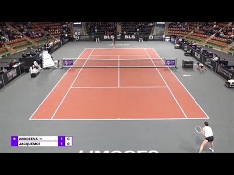 Erika Andreeva Vs Elsa Jacquemot Tennis Coverage France K