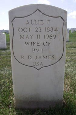 Allie Fort James M Morial Find A Grave