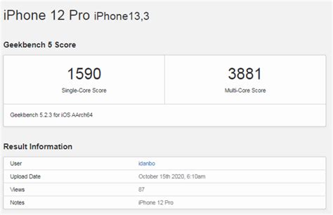 Iphone Pro Erste Benchmarks Bei Geekbench Gelistet