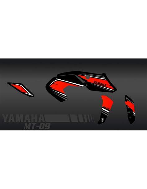 Kit décoration Racing rouge IDgrafix Yamaha MT 09 après 2017