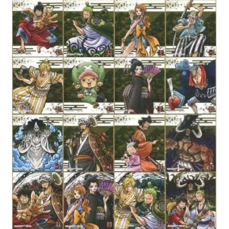 One Piece Shikishi Art Wano Kuni Fullset Bandai