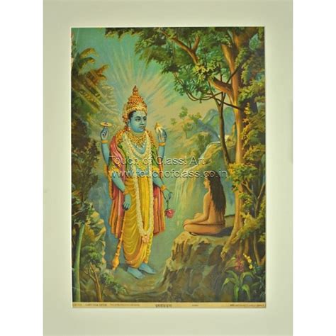 Raja Ravi Varma Lithograph Oleograph Print Antique Vintage