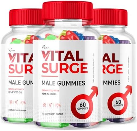 Amazon Pack Vital Surge Mens Gummies Vital Vita Surge Detox