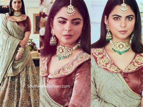 Isha Ambani in Sabyasachi – South India Fashion | Indian wedding wear ...