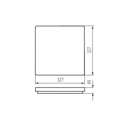 Kingled Plafoniera Da Soffitto W Lm D Ip Varso Quadrata