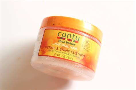 Cantu Shea Butter Define Shine Custard Review Curlsandbeautydiary