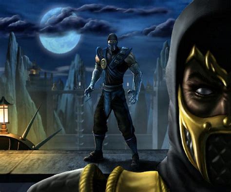 Sub Zero And Scorpion Loading Screen From Mk Armageddon Mortal Kombat Mortal Kombat Art