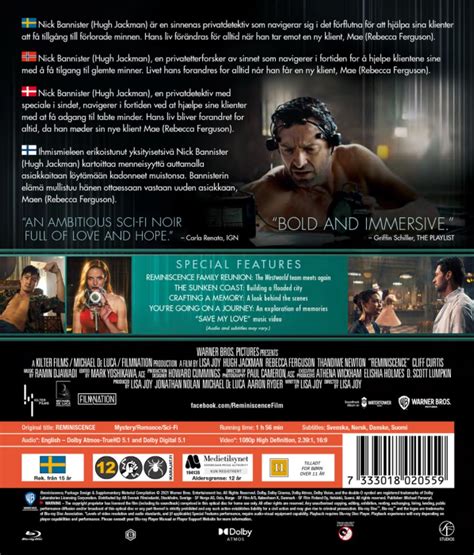 Reminiscence Blu Ray Blu Ray Future Movie Shop