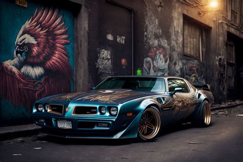 Custom Widebody 1977 Pontiac Firebird Trans Am By Wilb Digital On