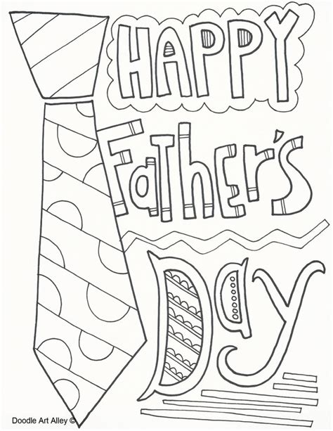 Printable Fathers Day Coloring Pages