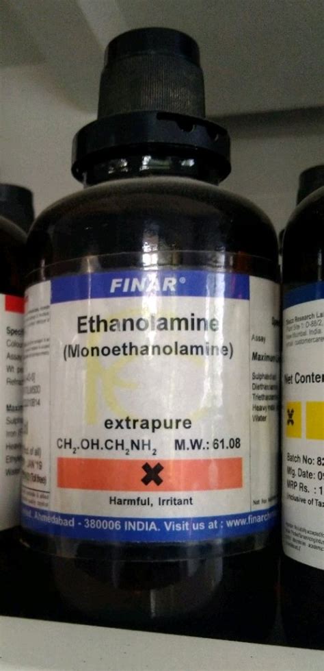 Ethanolamine in Hyderabad, Telangana | Ethanolamine, 141-43-5 Price in ...