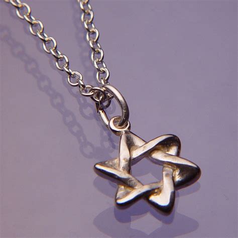 Star of David Classic Necklace - Sterling Silver