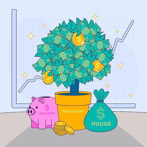 Premium Vector Hand Drawn Money Management Illustration