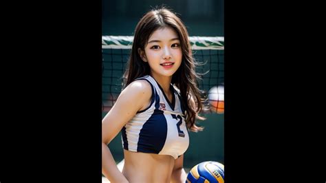 Ai Artㅣvolleyball Playerㅣkorean Girlㅣpixai Youtube