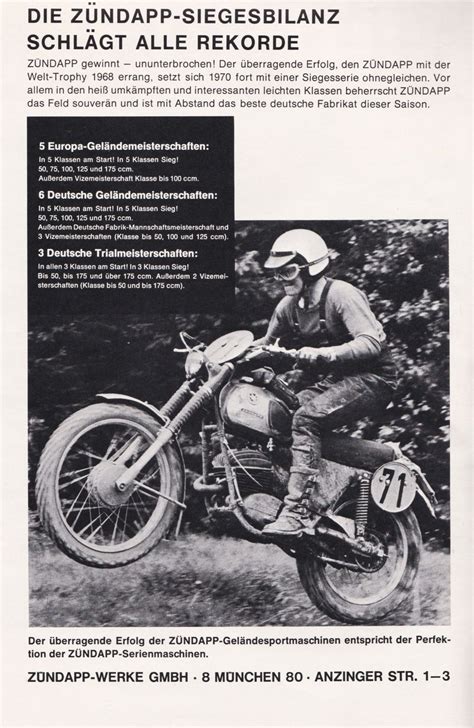 Zündapp GS Werkstechnik Bj 1971 Enduro Klassik de