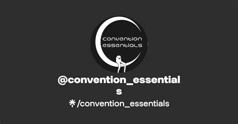 Convention Essentials Instagram Facebook Tiktok Linktree