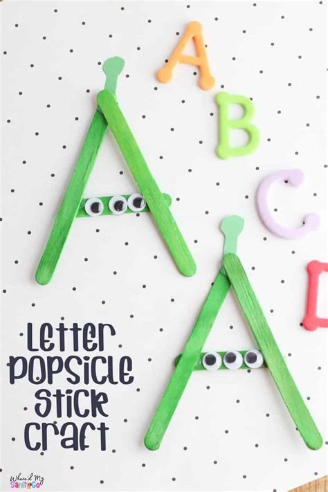 Popsicle Stick Alphabet