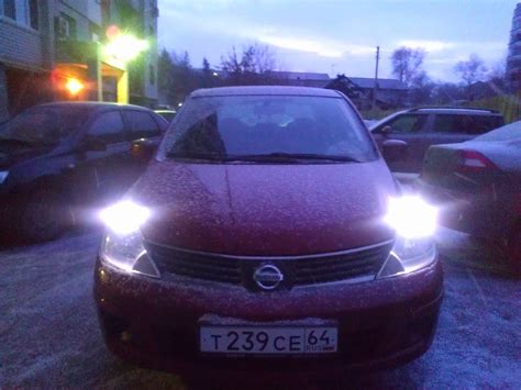 Замена лампочек — Nissan Tiida (1G), 1,6 л, 2008 года | своими руками ...
