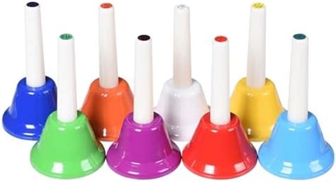 Amazon Handbells Hand Bells Set 8 Note Musical Bells With